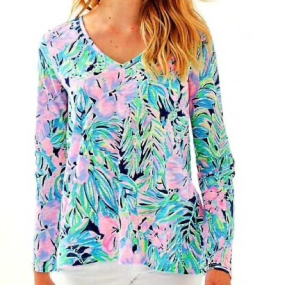 Lilly Pulitzer Long Sleeve Etta Top